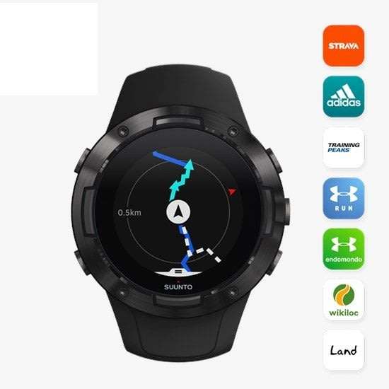 Suunto 5 All Black GPS sports watch