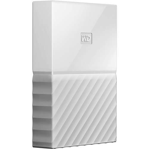 WD 4TB My Passport USB 3.0 Secure Portable Hard Drive (White)