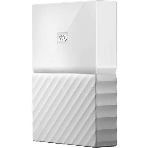 WD 4TB My Passport USB 3.0 Secure Portable Hard Drive (White)
