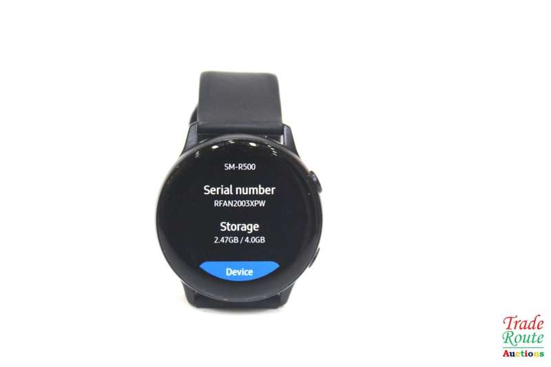 Samsung Galaxy Watch Active (SM-R500) BT Smartwatch - Black 40mm