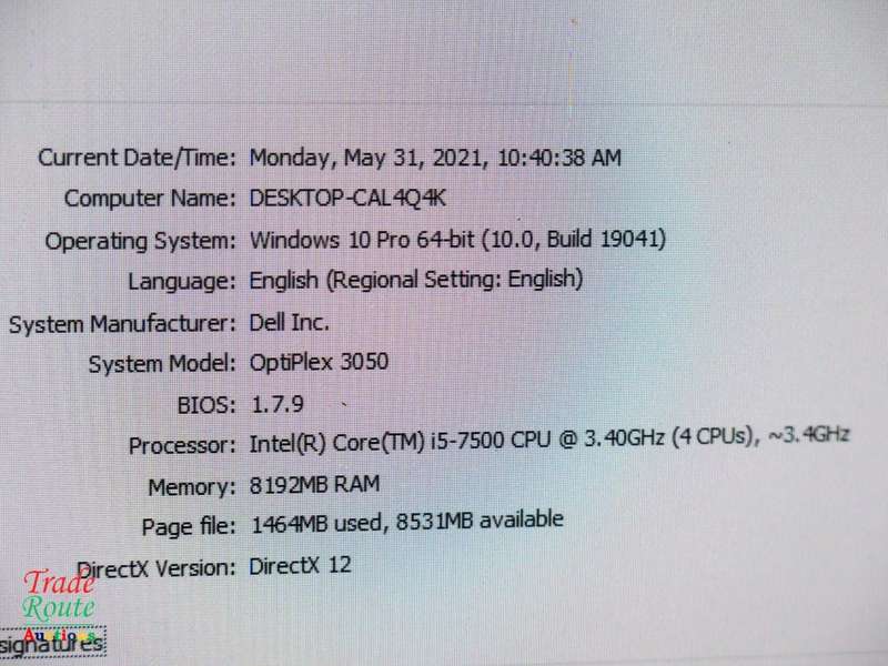 Dell OptiPlex 3050 Mini Tower Desktop PC | Core i5 7500 7th Gen 3.4Ghz | 8GB RAM | 1TB HDD