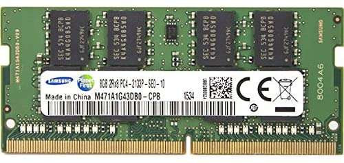 Samsung 8GB (1x 8GB) DDR4-2133 1.2V 260-pin SODIMM RAM Module for Laptops [M471A1G43DB0-CPB]