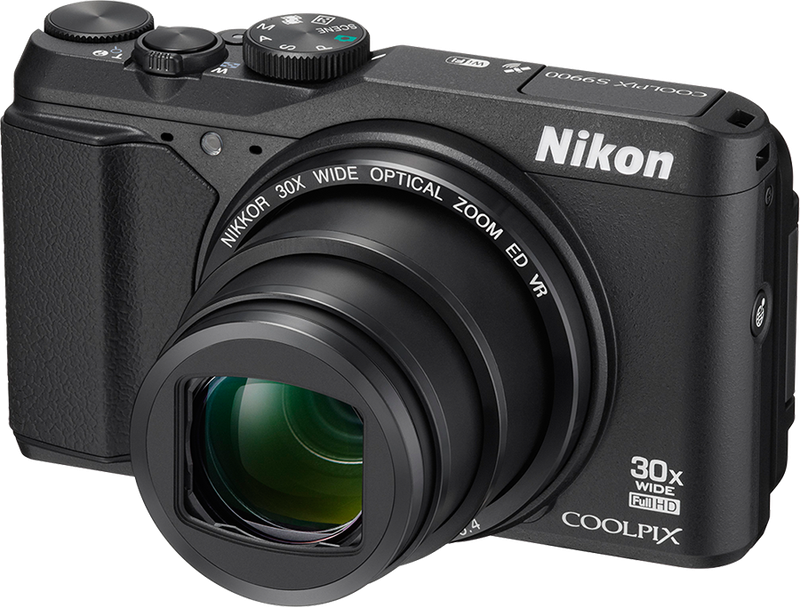 Nikon Coolpix S9900 16MP Point and Shoot Digital Camera (Black) with 30x Optical Zoom
