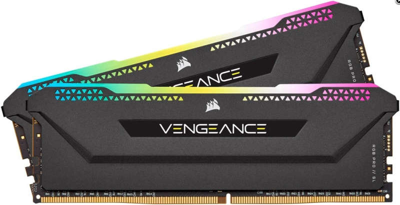 Corsair VENGEANCE RGB PRO SL 32GB (2x16GB) 3200MHz DDR4 CL16 Desktop Gaming Memory