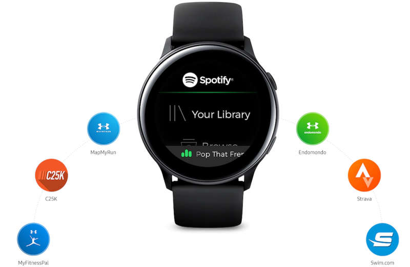 Samsung Galaxy Watch Active (SM-R500) BT Smartwatch - Black 40mm
