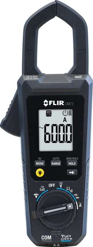 FLIR CM72 600A AC Commercial Clamp Meter