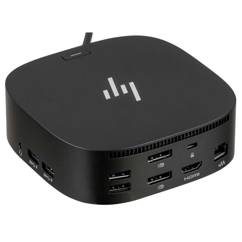 HP USB-C G5 Essential Docking Station - 8-in-1 Adapter for USB-C Thunderbolt-Enabled Laptops PCs