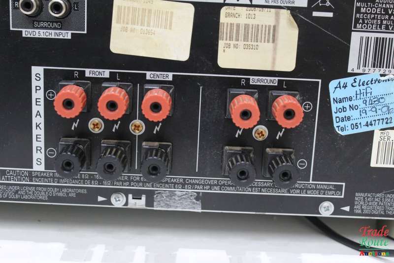 Pioneer VSX 415 S - 5.1 AV Receiver, RDS Digital tuner, 5 channel equal power 220W x 5ch Amplifier