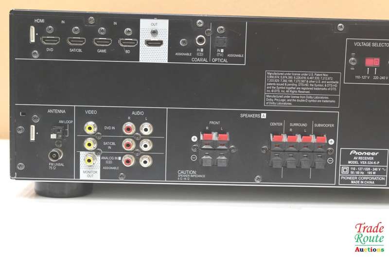 Pioneer VSX 324-K-P 5.1 Audio System Amplifier