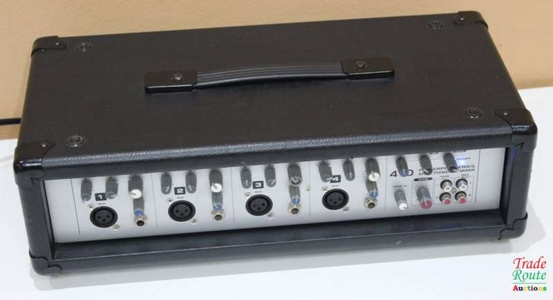 Phonic Powerpod 410 100W 4-Channel Powered Amplifier Mixer - 4 mic/line input channels