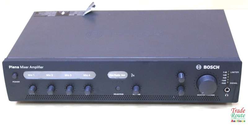 Bosch Plena Mixer Amplifier - (Model : PLE-1MA120-EU) R 6,000-00 Value