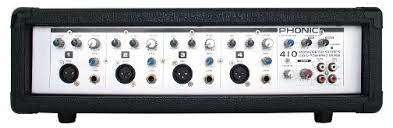 Phonic Powerpod 410 100W 4-Channel Powered Amplifier Mixer - 4 mic/line input channels