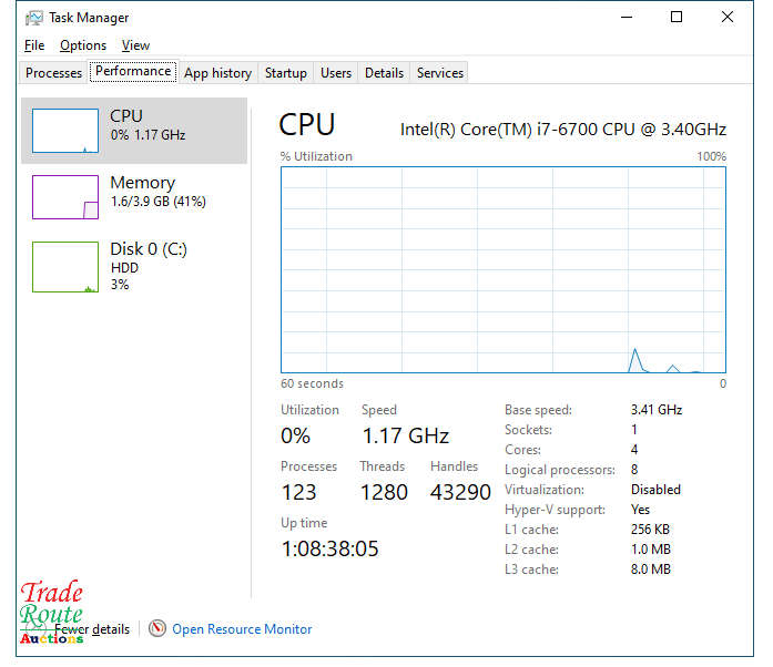 HP EliteDesk 800 G2 Small Form Factor PC | Core i7 6700 6th Gen 3.40Ghz | 4GB RAM | 500GB HDD