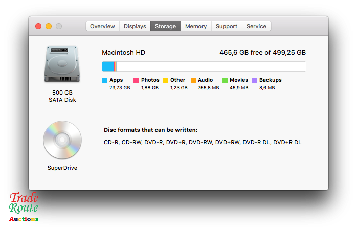 Apple iMAC | 21.5 INCH | Core 2 Duo 3.06Ghz | 4GB RAM | 500GB HDD - Nvidia Geforce Graphics