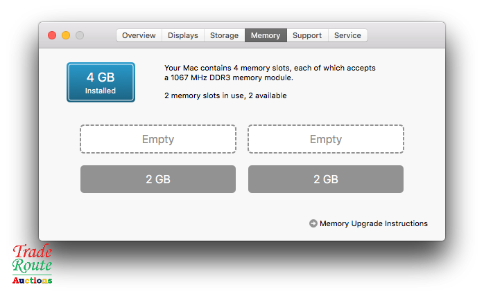 Apple iMAC | 21.5 INCH | Core 2 Duo 3.06Ghz | 4GB RAM | 500GB HDD - Nvidia Geforce Graphics