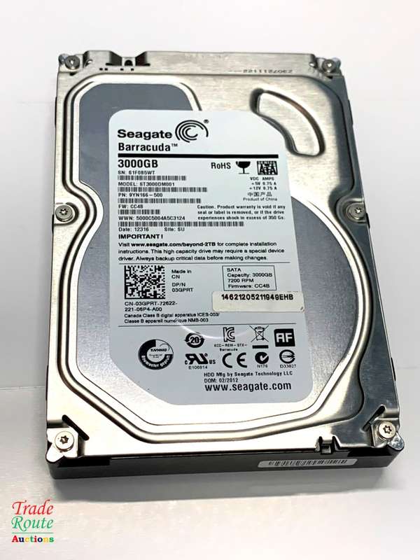 Seagate Barracuda 3TB [ 3000GB ] HDD - 3TB Hard Drive