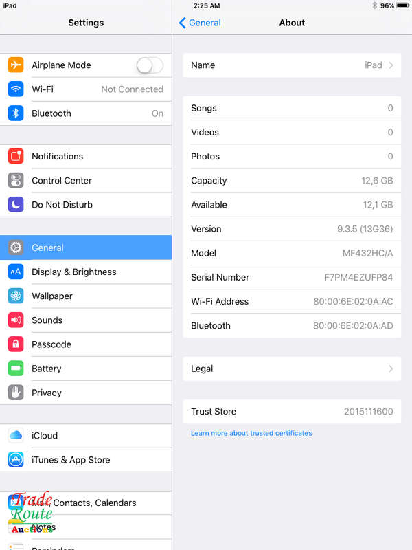 IPAD MINI 1 | 16GB | WiFi SPACE GREY | MF432HC/A | A1455 | APPLE | 7.9 inch Tablet * iPad Mini*