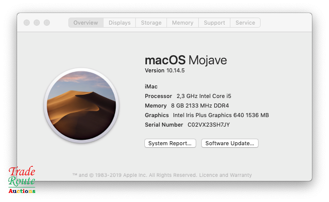 2017 Apple iMAC * ULTRASLIM  * All In One Desktop * Very Stylish