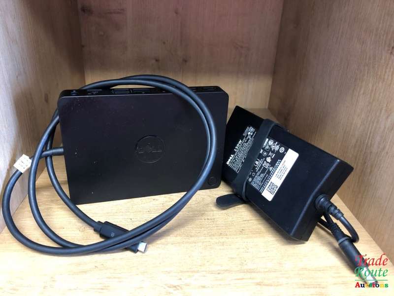 DELL Dock WD15 4K Business Docking Station K17A USB-C K17A001 + 130W Dell Power Adapter