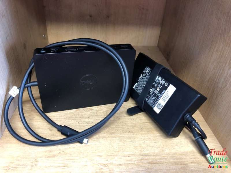 DELL Dock WD15 4K Business Docking Station K17A USB-C K17A001 + 130W Dell Power Adapter