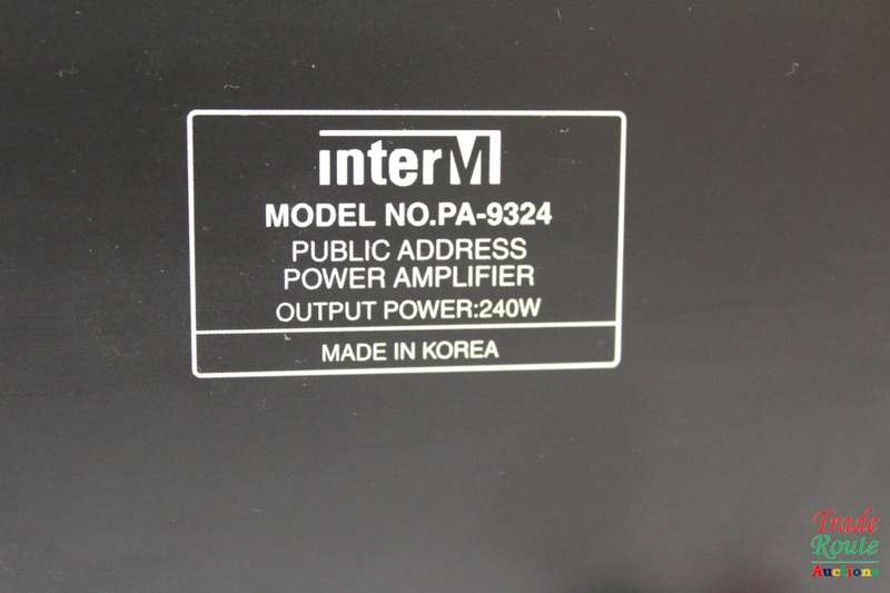 Inter-M PA-9324 Single Channel Heavy-Duty Public Address Power Amplifier Amp 240W