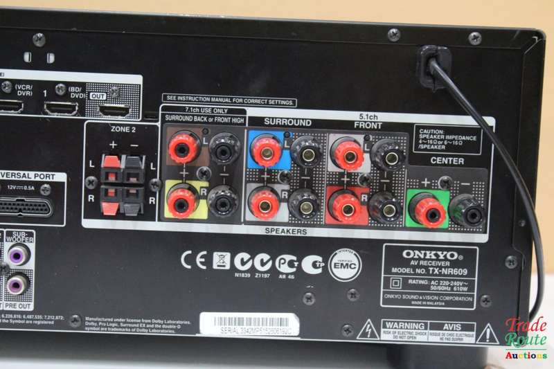 Onkyo TX-NR609 7.2 Network A/V Receiver - [ NO SOUND ] [FOR REPAIR] [ Read Description ]