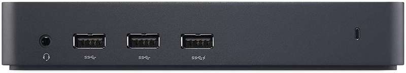 Dell D3100 USB 3.0 Ultra HD/4K Triple Display Docking Station , Black + 45W DELL Charger
