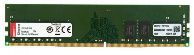 Kingston KCP424NS8/8 8GB DDR4 Desktop RAM Memory Module