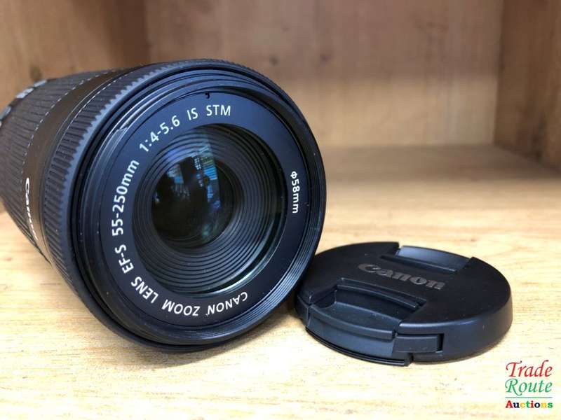 Canon EF-S 55-250m IS (Image Stabilizer) STM  Lens for Canon DSLR Cameras