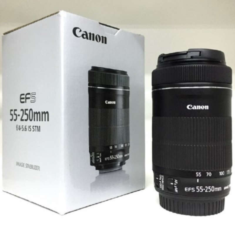 Canon EF-S 55-250m IS (Image Stabilizer) STM  Lens for Canon DSLR Cameras