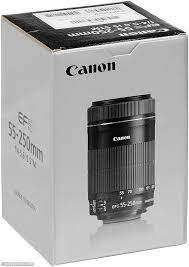 Canon EF-S 55-250m IS (Image Stabilizer) STM  Lens for Canon DSLR Cameras