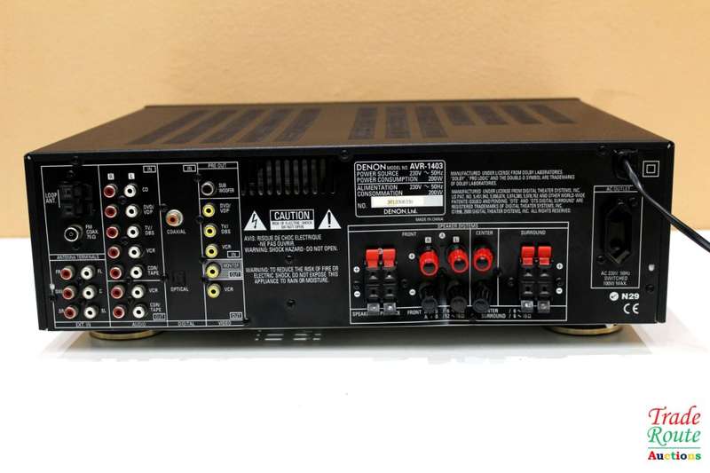Denon AVR1403 5.1-Channel Home Theater Receiver  with Dolby Digital, DTS, and Pro Logic II