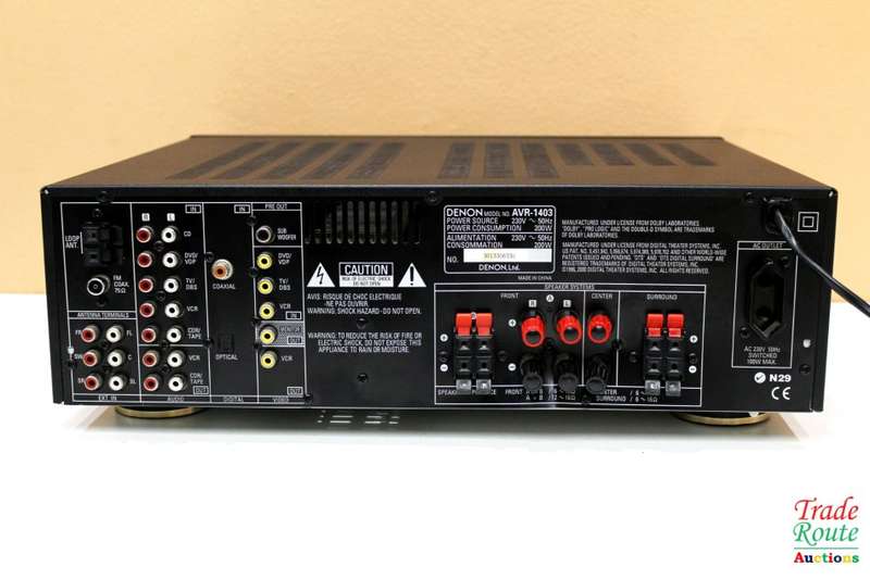 Denon AVR1403 5.1-Channel Home Theater Receiver  with Dolby Digital, DTS, and Pro Logic II