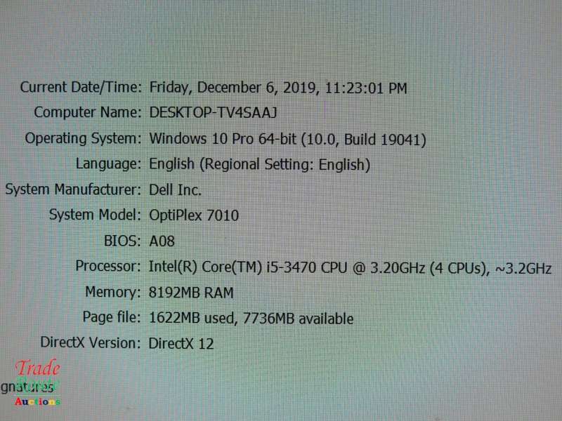 Dell OptiPlex 7010 SFF Desktop PC | Core i5 3470 3.2Ghz | 4GB RAM | 250GB HDD