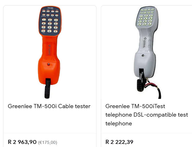 Greenlee TM-500 TELEPHONE TEST SET