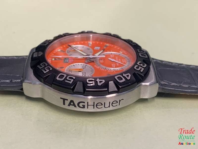 Tag Heuer Professional Orange Dial Formula 1 S/Steel Men's Watch - CAH1113