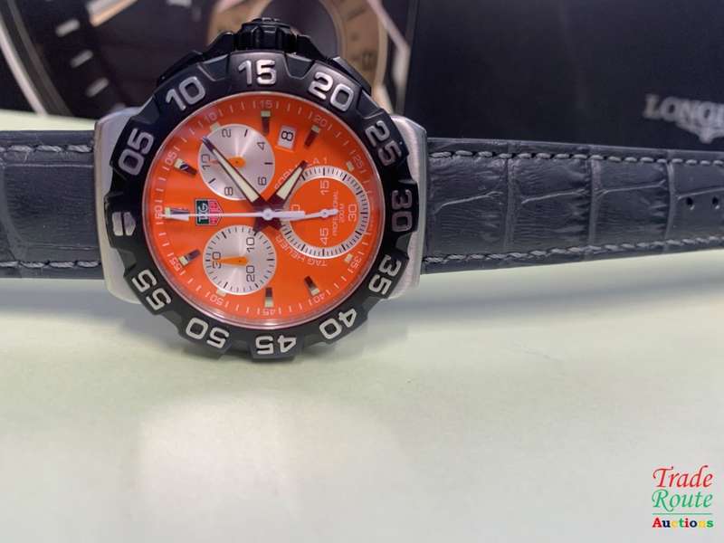 Tag Heuer Professional Orange Dial Formula 1 S/Steel Men's Watch - CAH1113