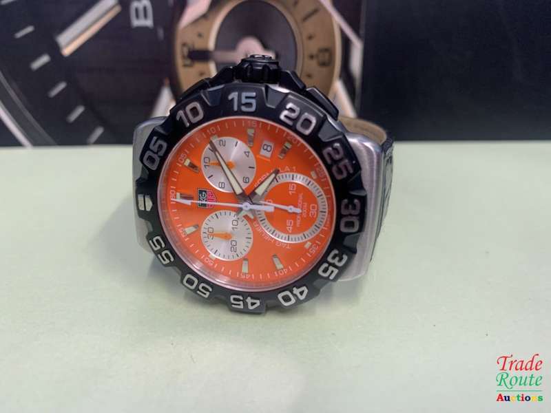 Tag Heuer Professional Orange Dial Formula 1 S/Steel Men's Watch - CAH1113