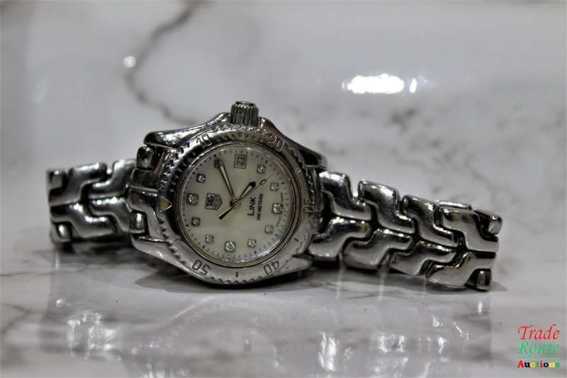 Tag Heuer Link 200m Diamond Dial S/Steel Ladies Watch - WT1418