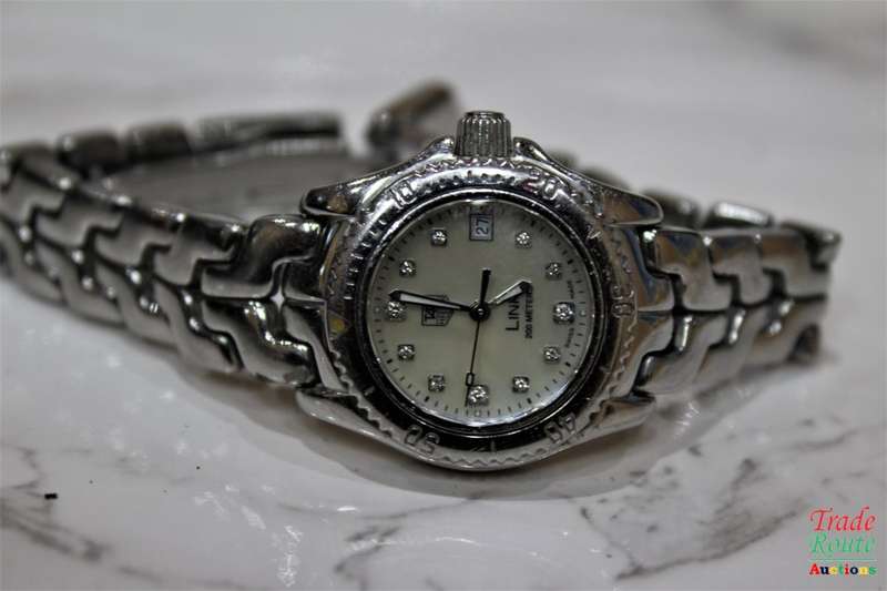 Tag Heuer Link 200m Diamond Dial S/Steel Ladies Watch - WT1418