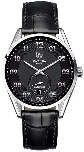 Tag Heuer Carrera Heritage Calibre 6 Automatic Black Dial Men's Watch WAR2110