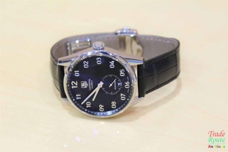 Tag Heuer Carrera Heritage Calibre 6 Automatic Black Dial Men's Watch WAR2110