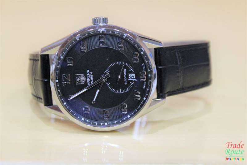 Tag Heuer Carrera Heritage Calibre 6 Automatic Black Dial Men's Watch WAR2110