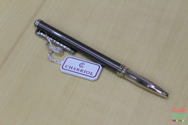 Charriol Dark Grey Ballpoint Pen [ 15-01-007TP  ] Luxury