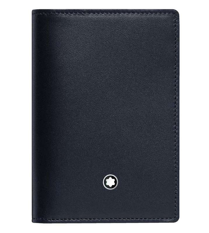 MontBlanc Meisterstuck Collection Credit Card Holder - MontBlanc Visiting Card Holder - Small Leathe