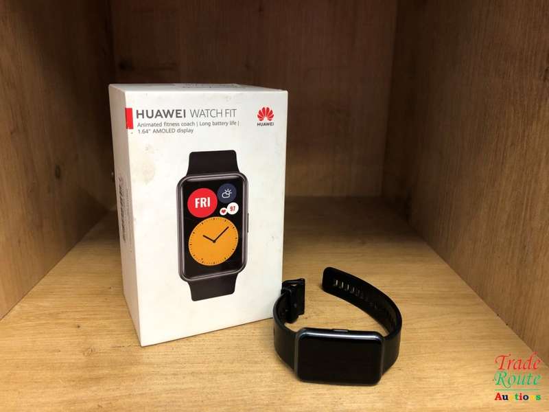 Huawei TIA-B09 Fit Sport GPS Fitness Tracker, 5 ATM Waterproof Smart Watch -Graphite BlacK- IN  BOX