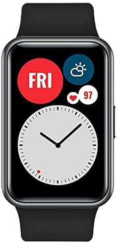 Huawei TIA-B09 Fit Sport GPS Fitness Tracker, 5 ATM Waterproof Smart Watch -Graphite BlacK- IN  BOX