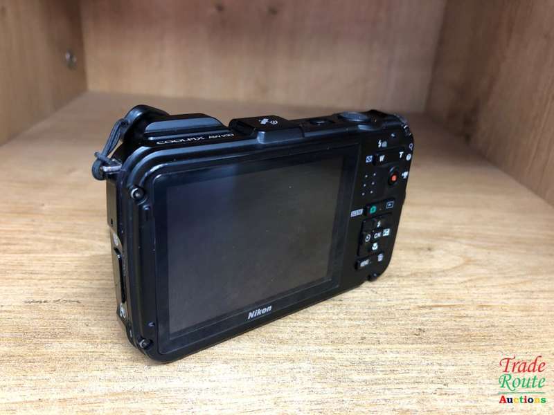 Nikon COOLPIX AW100 Waterproof Compact Digital Camera - Black (16MP, 5x Optical Zoom) 3 inch LCD