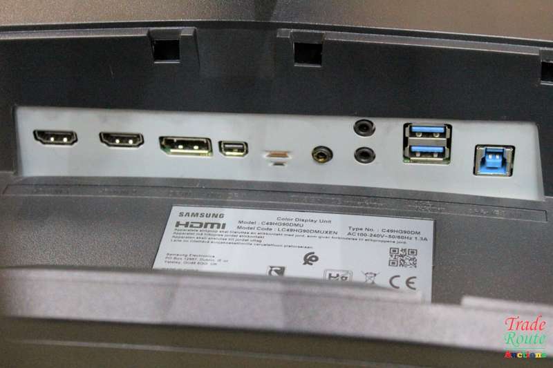 For Spares or REPAIR - Samsung C49HG90DMU 124.2 cm 49 inch Quantum Dot LED LCD Monitor 3840 x 1080