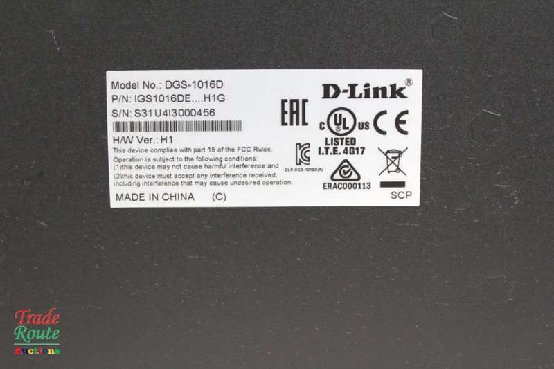 D-Link GigaExpress DGS-1016D 16 Port 10/100/1000 Gigabit Un-Managed Layer2 Switch